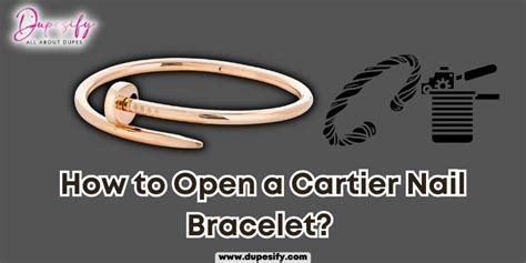 how to open cartier bracelet